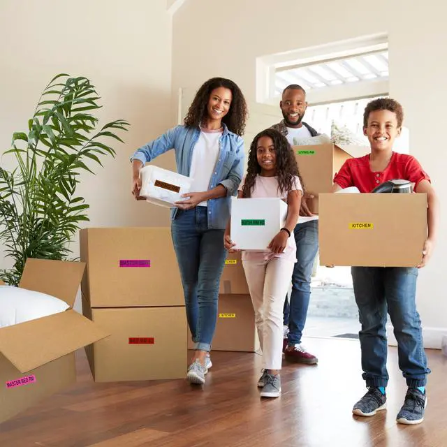 Alt view image 2 of 7 - UBMOVE 6 Room Bigger Boxes Kit 64 Boxes, Tape, Bubble, & Packing Paper