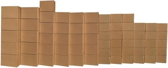 Alt view image 5 of 7 - UBMOVE 6 Room Bigger Boxes Kit 64 Boxes, Tape, Bubble, & Packing Paper