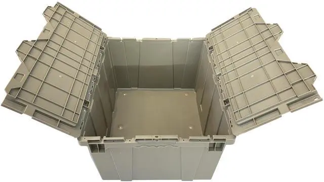 Alt view image 5 of 6 - UBMOVE Handheld Attached Lid Container 21.9" x 15.3" x 17.2" Gray