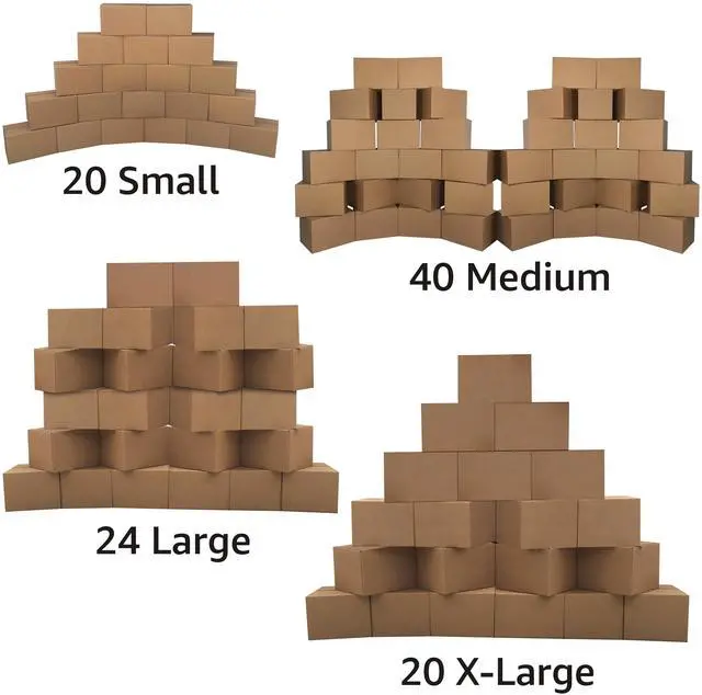 Alt view image 2 of 7 - UBMOVE 9 Room Economy Kit 104 Moving Boxes & Packing Supplies