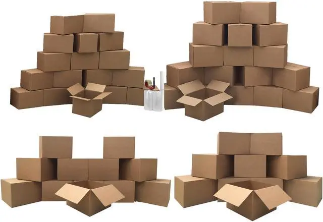 Alt view image 6 of 7 - UBMOVE Basic Moving Box Kit for 5 Bedrooms 58 Boxes & Packing Materials