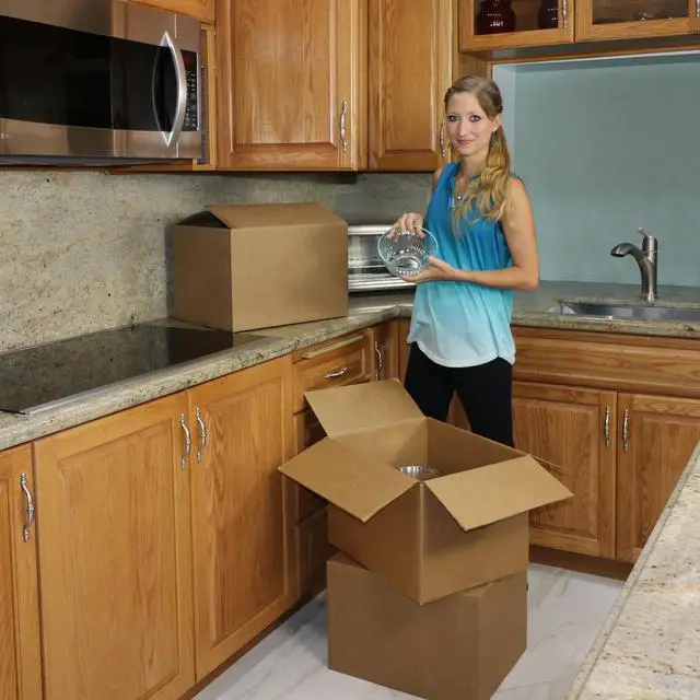Alt view image 2 of 7 - UBMOVE Medium Cardboard Moving Boxes (20 Pack) 18 x 14 x 12-Inch