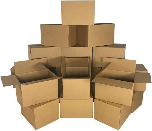 Alt view image 5 of 7 - UBMOVE Medium Cardboard Moving Boxes (20 Pack) 18 x 14 x 12-Inch