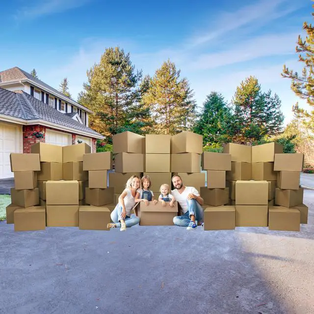 Alt view image 7 of 7 - UBMOVE Moving Boxes 5 Room Economy Kit 52 Boxes, Plus Packing Supplies