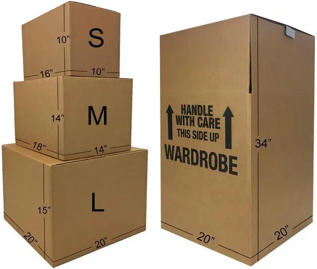 Alt view image 4 of 7 - UBMOVE 1 Room Wardrobe Moving Kit 9 Packing Boxes and Moving Supplies