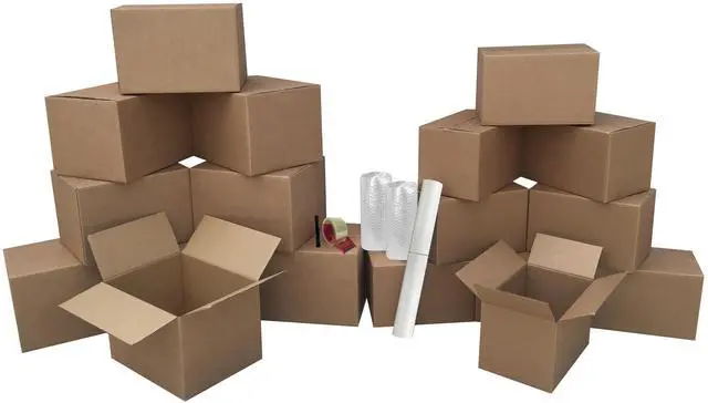 Alt view image 4 of 7 - UBMOVE Basic Moving Boxes Kit #1 + Supplies 18 Moving Boxes, Bubble, & Tape