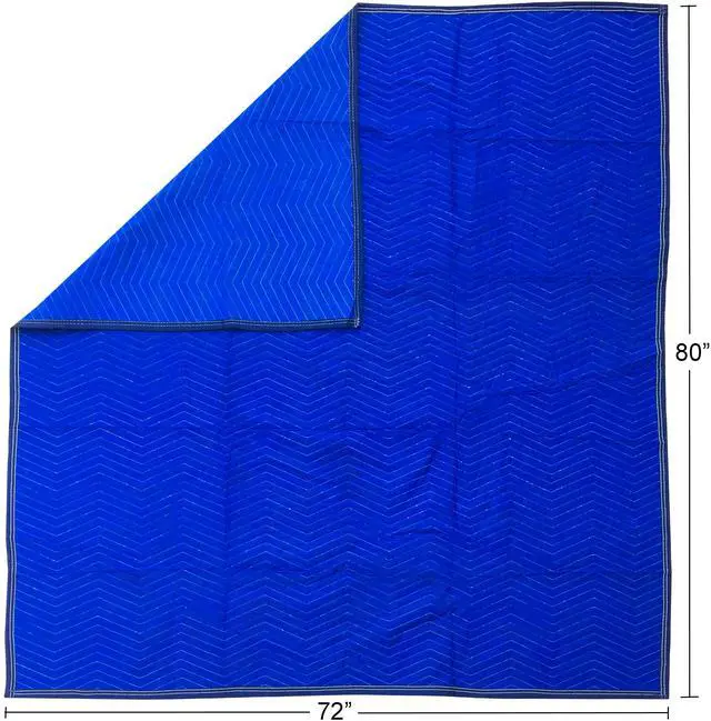 Alt view image 2 of 7 - UBMOVE 4 Economy Moving Blankets 72x80" 43# Professional Quilted Moving Pads