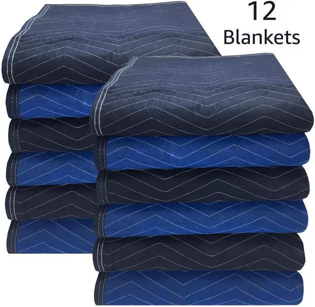 Alt view image 5 of 7 - UBMOVE 12 Supreme Professional Quality Moving Blankets 72"x80" 85# Strength