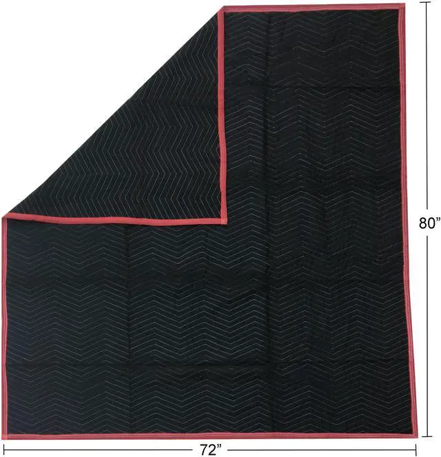 Alt view image 3 of 7 - UBMOVE 2 Pack of Deluxe Moving Blankets - 5.42lbs/each - Protective Shipping