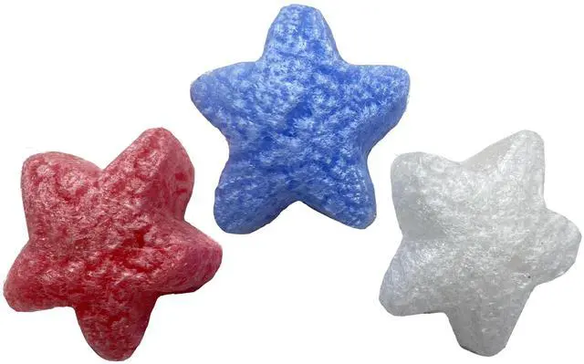 Alt view image 4 of 6 - UOFFICE Multi-Colored Starch-based Packing Peanuts Shaped like Stars 3 Cuft. 2 Pack