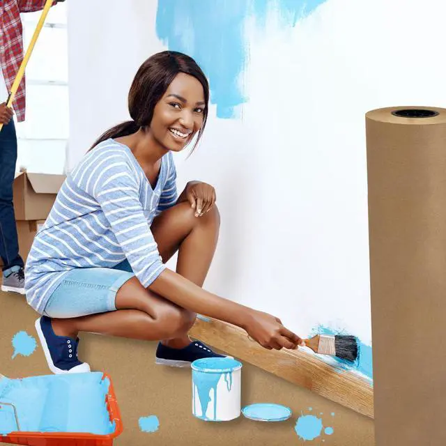 Alt view image 2 of 7 - UOFFICE Corrugated Wrap 30" x 250' x 1/8" Thick - B Flute Cardboard Wrap