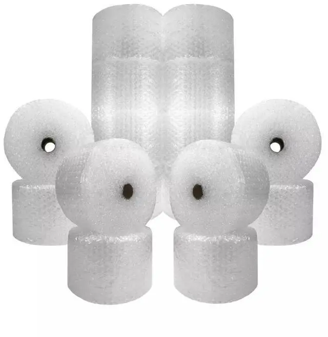 Alt view image 5 of 7 - UOFFICE Bubble Cushioning Wrap Roll - 1600 Ft x 12" Wide - Medium 5/16" Sized Bubbles
