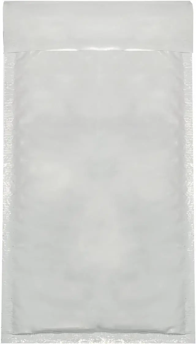 Alt view image 4 of 6 - UOFFICE 100 White Poly Bubble Mailer Bags 4x8" - #000 Envelopes Self-Sealing