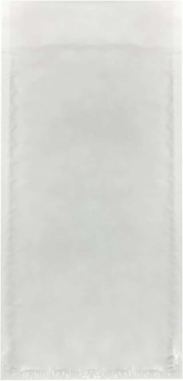 Alt view image 3 of 6 - UOFFICE 100 White Poly Bubble Mailer Bags 4x8" - #000 Envelopes Self-Sealing
