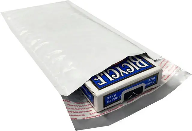 Alt view image 5 of 7 - UOFFICE 50 Poly Bubble Mailers  4"X8" #000 Shipping Envelopes