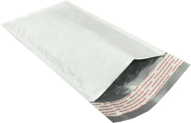 Main image of UOFFICE 50 Poly Bubble Mailers  4"X8" #000 Shipping Envelopes