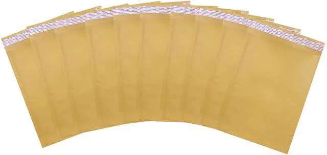 Alt view image 3 of 7 - UOFFICE 50 Kraft Bubble Mailers 10.5x16" - #5 Self-Seal Padded Envelopes