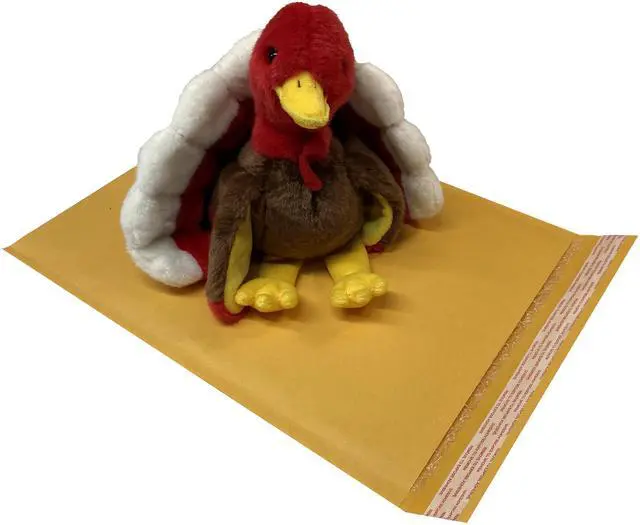 Alt view image 5 of 6 - UOFFICE 25 Kraft Bubble Mailers 10.5x16" - #5 Self-Seal Padded Envelopes