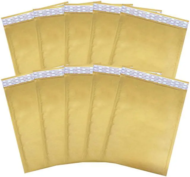 Alt view image 3 of 6 - UOFFICE 400 Kraft Bubble Mailers 9.5x14.5" - #4 Self-Seal Padded Envelopes