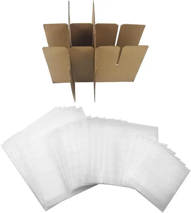 Alt view image 3 of 6 - UBMOVE Moving Supplies Foam Wrap Dish Cell Divider kit & Foam Pouches