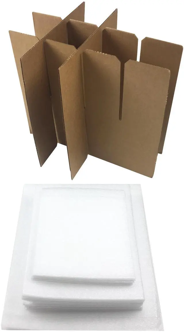 Alt view image 6 of 6 - UBMOVE Moving Supplies Foam Wrap Dish Cell Divider kit & Foam Pouches