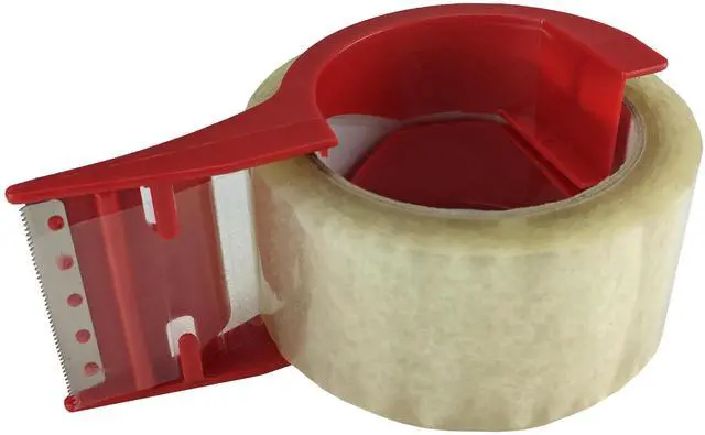 Alt view image 3 of 5 - UBMOVE Clear Packing Tape 3 Rolls & Light Duty Tape Dispenser