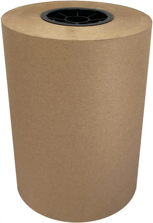 Alt view image 2 of 7 - UOFFICE Kraft Paper Roll 600'x12" 50lb Brown Wrapping Cushioning Fill