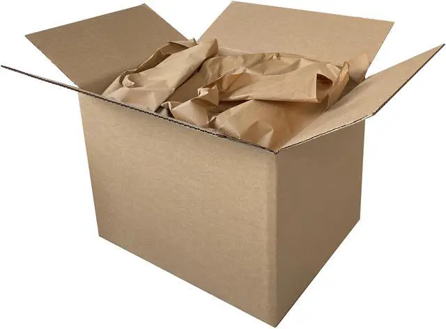 Alt view image 6 of 7 - UOFFICE Kraft Paper Roll 600'x12" 50lb Brown Wrapping Cushioning Fill