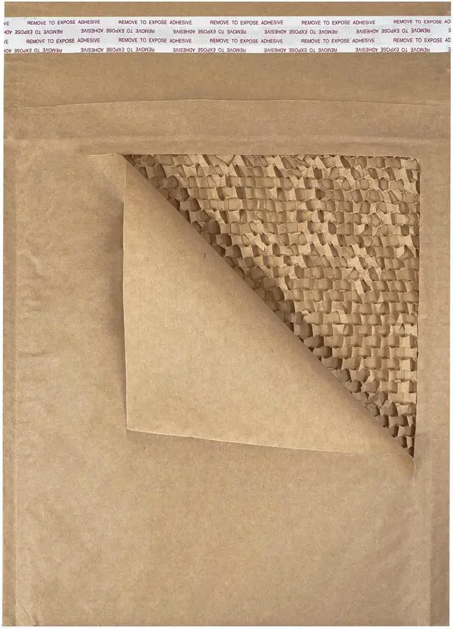Alt view image 4 of 7 - UOFFICE HoneyComb Natural Kraft Paper Shipping Mailers (Pack of 30, #2 - 8.5" x 11")
