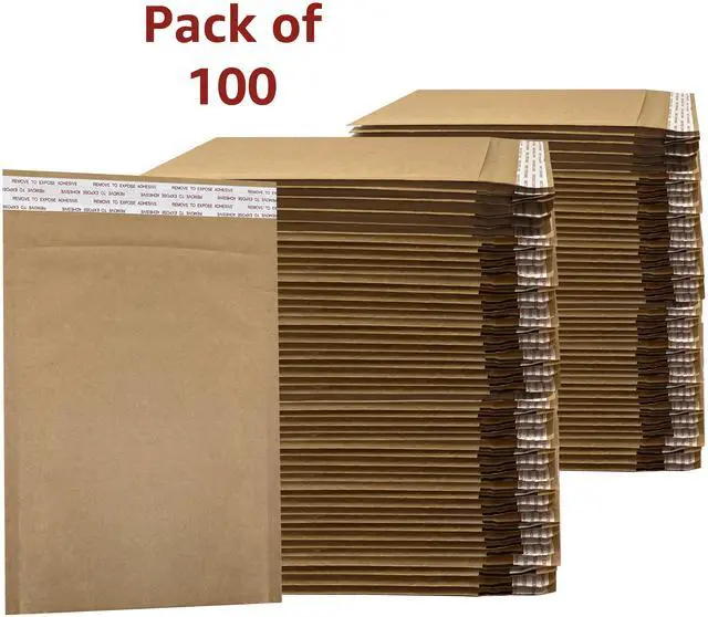 Alt view image 5 of 7 - UOFFICE HoneyComb Natural Paper Shipping Mailers (100 Pack, #0 - 6" x 9")