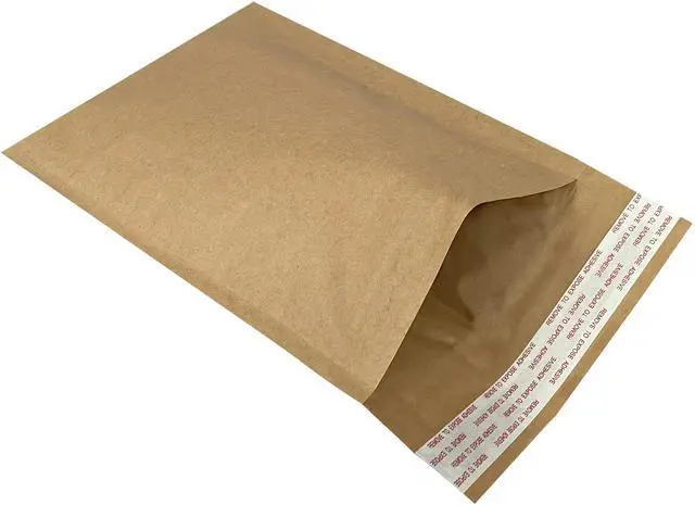 Alt view image 7 of 7 - UOFFICE HoneyComb Natural Paper Shipping Mailers (100 Pack, #0 - 6" x 9")