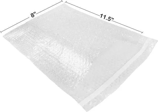 Alt view image 6 of 7 - UOFFICE 150 Bubble Out Bags 8x11.5" Wrap Envelopes Self-Seal