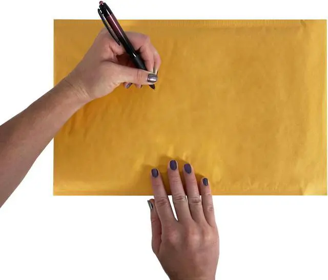 Alt view image 6 of 6 - UOFFICE 200 Kraft Bubble Mailers 8.5x14.5" - #3 Self-Seal Padded Envelopes