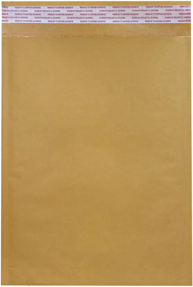 Alt view image 2 of 7 - UOFFICE 100 Kraft Bubble Mailers 10.5x16" Self-Seal Padded Envelopes