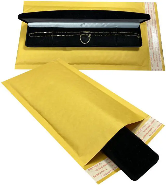 Alt view image 2 of 7 - UOFFICE 500 Kraft Bubble Mailers 5x10" - #00 Self-Seal Padded Envelopes