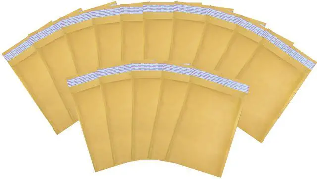 Alt view image 3 of 6 - UOFFICE 100 Kraft Bubble Mailers 7.25x12" - #1 Self-Seal Padded Envelopes