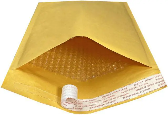 Alt view image 2 of 6 - UOFFICE 25 Kraft Bubble Mailers 8.5x14.5" - #3 Self-Seal Padded Envelopes