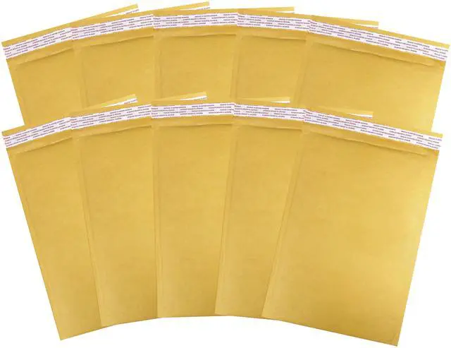 Alt view image 4 of 6 - UOFFICE 25 Kraft Bubble Mailers 8.5x14.5" - #3 Self-Seal Padded Envelopes