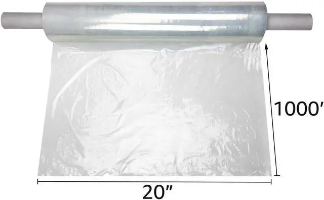 Alt view image 3 of 7 - UBMOVE Large Cast Stretch Wrap 20" x 1000' 80G Roll With Handle