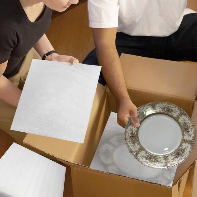 Alt view image 6 of 6 - UBMOVE Foam Sheets 12" x 12" (50 Pack) 1/16" Thick Cushioning Wrap