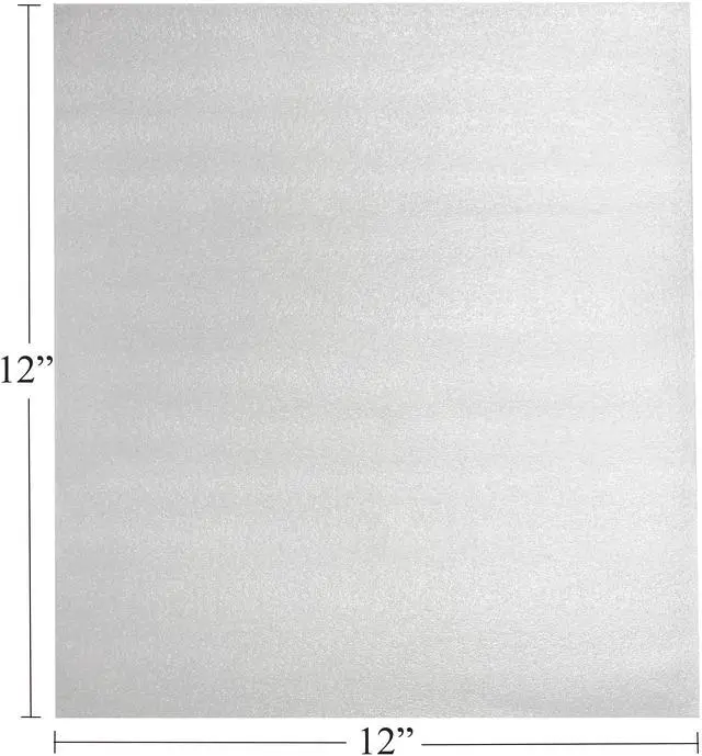 Alt view image 5 of 6 - UBMOVE Foam Sheets 12" x 12" (50 Pack) 1/16" Thick Cushioning Wrap