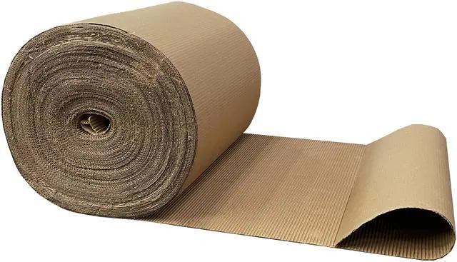 Alt view image 4 of 7 - UOFFICE Corrugated Wrap 18" x 250' x 1/8" Thick - B Flute - Cardboard Wrap