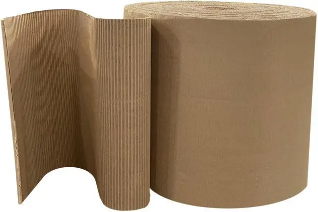 Alt view image 3 of 7 - UOFFICE Corrugated Wrap 18" x 250' x 1/8" Thick - B Flute - Cardboard Wrap