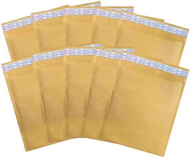 Alt view image 6 of 7 - UOFFICE 50 Kraft Bubble Mailers 8.5x12" - #2 Self-Seal Padded Envelopes