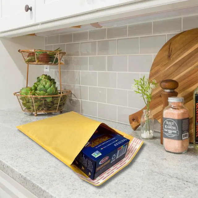 Alt view image 5 of 7 - UOFFICE 100 Kraft Bubble Mailers 8.5x12" #2 Self-Seal Padded Envelopes