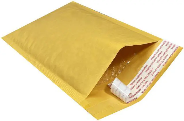 Alt view image 2 of 7 - UOFFICE 1000 Kraft Bubble Mailers 6.5x10" - #0 Self-Seal Padded Envelopes