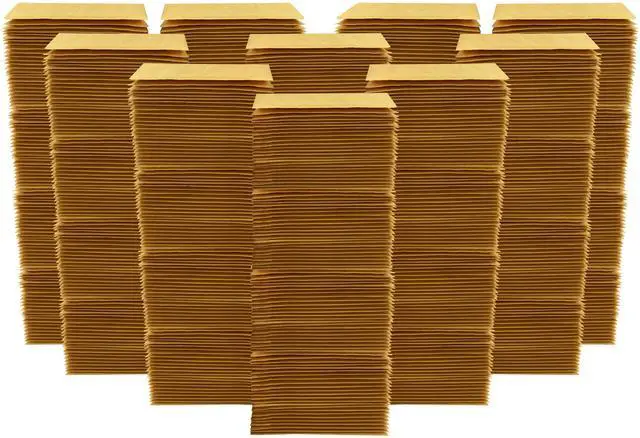 Alt view image 7 of 7 - UOFFICE 1000 Kraft Bubble Mailers 4x8" - #000 Self-Seal Padded Envelopes