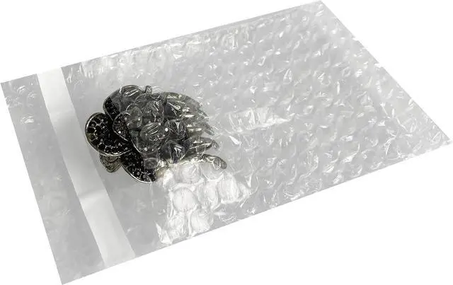 Alt view image 3 of 7 - UOFFICE 750 Clear Bubble Out Bags per Pack 4 x 5.5" Wrap Pouches Envelopes Self-Sealing