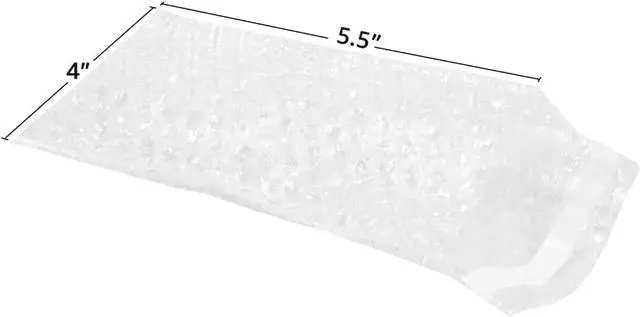 Alt view image 6 of 7 - UOFFICE 750 Clear Bubble Out Bags per Pack 4 x 5.5" Wrap Pouches Envelopes Self-Sealing