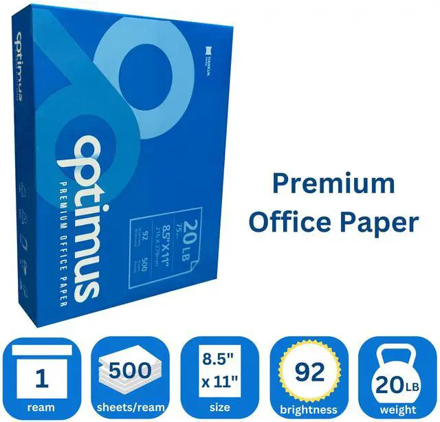 Alt view image 4 of 7 - UBMOVE Multipurpose Copy Printer Paper, 8.5Äù x 11Äù, 20 lb, (White, 500 SHEETS/1 REAM)